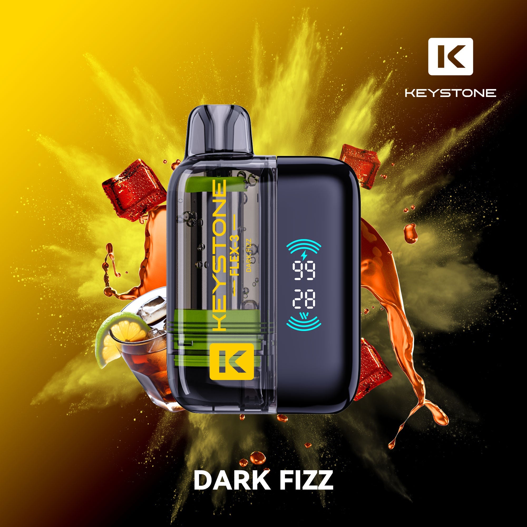 Keystone Flex-3 Pod 68K Starter Kit Dark Fizz