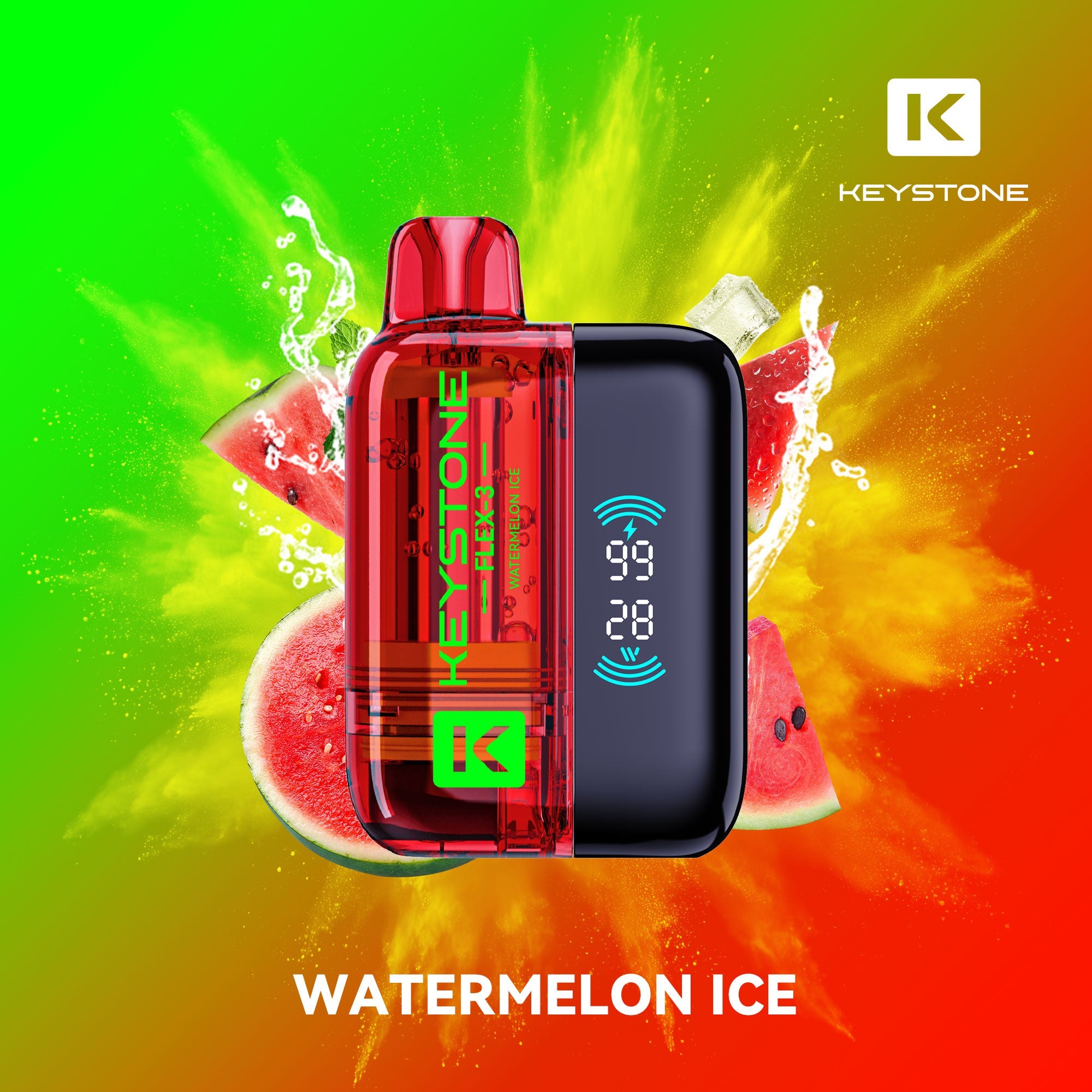 Keystone Flex-3 Pod 68K Starter Kit Watermelon Ice